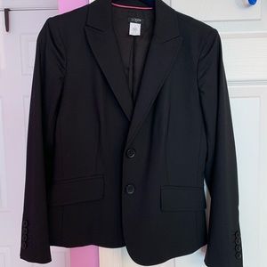 JCrew fitted black blazer